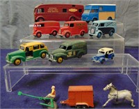 9 Vintage Dinky Toy Vehicles