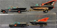 Corgi & Corgi Jr  Batmobile & Batboat Pair