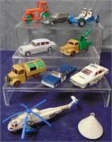 9 Vintage Dinky Toys