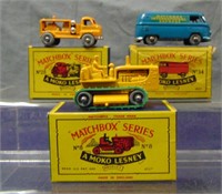 3 Boxed Matchbox Regular Wheel Vehicles