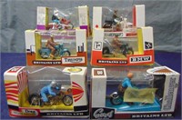 6 Boxed Britains Motorcycles