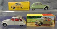 Boxed French Dinky 500 & 558 Citroen 2 CVs