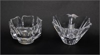 Set Orrefors Sweden Crystal Glass Lotus Bowl