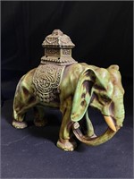 Metal Elephant Sculpture