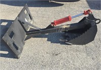 New Quick Attach Skidloader Mount Backhoe