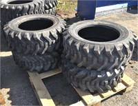 (4x) New 10-16.5 SKS 332 Skidloader Tires