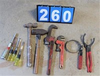 Pipe Wrenches, Chisels, Hammers & More
