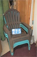 i3 Plastic Adirondack Chairs