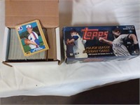 Baseball trading cards 2 boxes