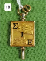 10Kt. Gold Sigma Phi Epsilon Fraternity Pendant