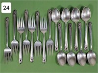 International Sterling 'Spring Glory' Forks/spoons