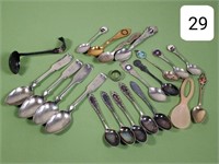 Box Lot of Silver Plated Spoons