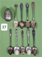 (9) Sterling Silver Spoons