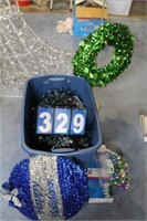 Assorted Mini Lights, Wreaths & More