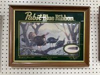 21x16 Inch Pabst Turkey Beer Advertising Sign