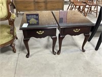 Pair of 21x23x27 Inch End Tables PU ONLY