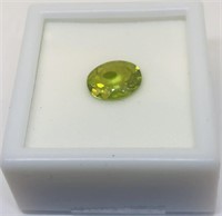 3.50CTS OVAL PERIDOT SEE PICTURES FPR DETAILS