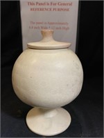 Stone Carved Covered Jar