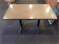 27 x 48 Marble Top Dining Table