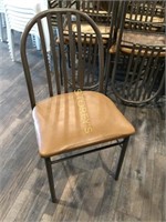 Metal Cushioned Dining Chair