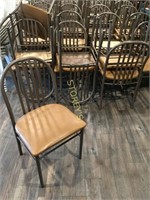 Metal Cushioned Dining Chair