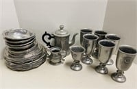 Large Lot of Pewter - Wilton Armetale