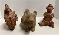 (3) Pre-Colombian Reproduction Pottery