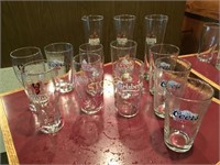 13 Asst Beer Glasses