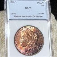 1900-O Morgan Silver Dollar NNC - MS65