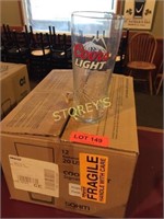 12 NEW Coors Light Beer Glasses