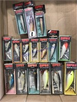 RAPALA FISHING LURES IN BOXES
