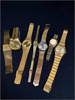 Group of Vintage Gold Color  Watches
