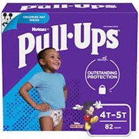 82 PIECES HUGGIES PULL-UP DIAPER