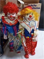The big top clown collection porcelain 16 "