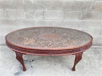 Chinese Large Oval Wood Table