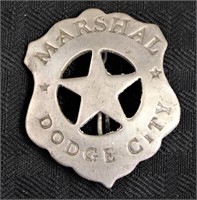 Metal Marshal badge