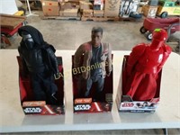 3 Star Wars Figures, New