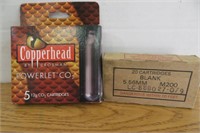 5.56 MM Blank Ammo & Copperhead Cartriges