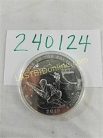 2019 Guam 5 troy oz. U.S.Mint .999% silver Round