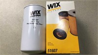 2 Wix 51607 oil filters