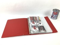 Cartable de cartes de collection hockey LNH