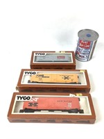 3 trains miniatures TYCO, vintage