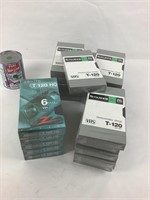 20 VHS vierge scellés dont Zenith