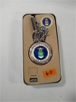 United States Air Force pocket watch and Chain
