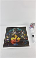 Lithographie Jim Morrison, 20"x20" avec certificat