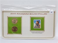 2000 Sacagawea Gold $1 & Postal Comm