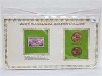 2005 Sacagawea Gold $1 & Postal Comm