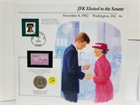 Kennedy 40% Silver Half $1 Dollar & Postal Comm