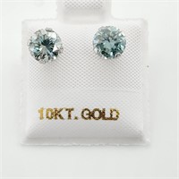 $1610 10K  Moissanite (1.5ct) Earrings
