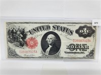 1917 Red Seal $1 Legal Tender